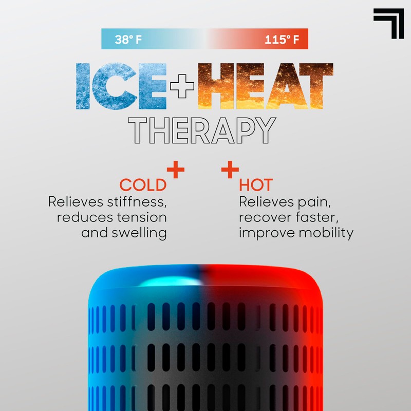 Sharper Image® Powerboost Hot + Cold Dual-Temperature Massage Gun Attachment
