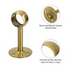 sourcing map 4 Pcs 0.98 Inch Curtain Rod Holder, Ceiling