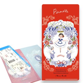 Ticket Holder Ticket Case 【Gisele】 Clear Oshikatsu Live Concert Viewing Stage Event Ballet Theater ShinziKatoh Clear File Both Pockets Clear Holder CF-02029