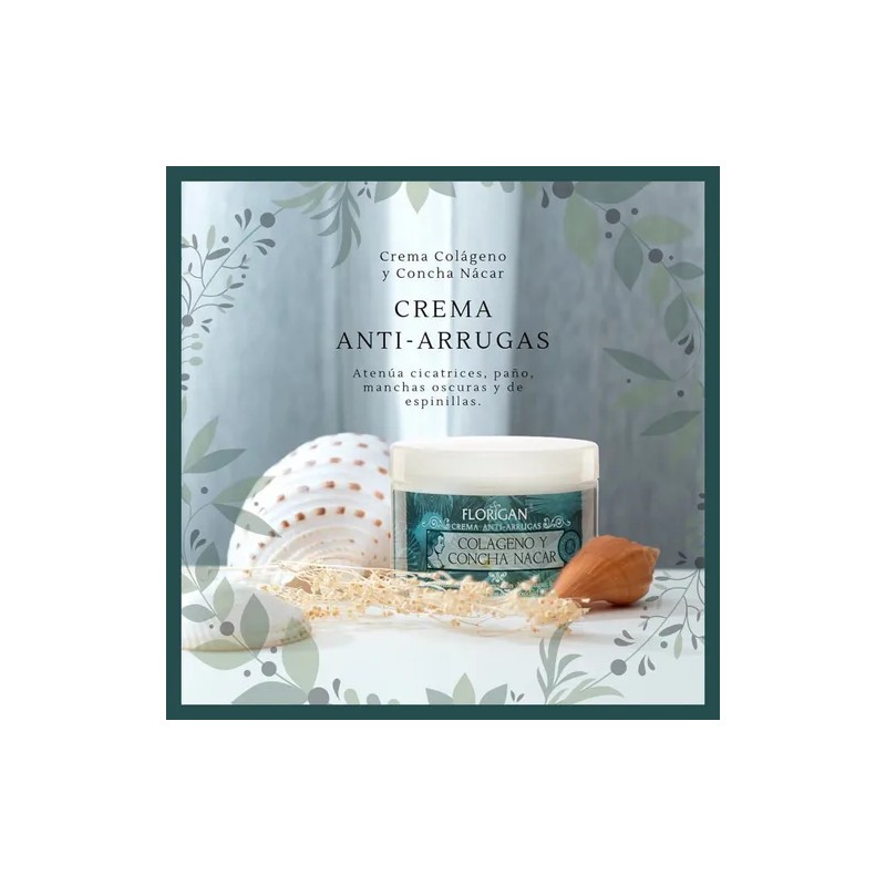 Florigan Crema Concha Nacar - Colageno Antiarrugas Y Manchas
