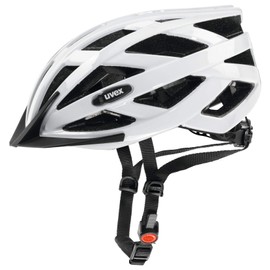 uvex i-vo Lightweight All-Round Helmet for Men and Women - Individual Size Adjustment - Expandable with LED Light - White - 56-60 cm