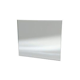Marketing Holders Acrylic Mirror Sheet 5" x 5" Reflective Lucite Frameless Tile Lightweight Portable Display with Rounded Corners for Makeup Application and Hair Styling