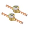 PATIKIL Sight Glass, 2Pcs 3/8 x 3/8 Sweat Universal Liquid