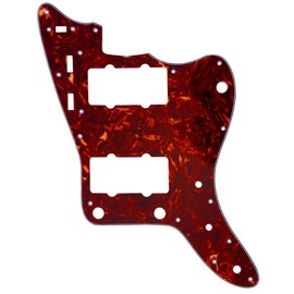 Musiclily Pro 13-Hole Guitar Pickguard for JPN Made Fender Japan Jazzmaster, 4Ply Vintage Tortoise