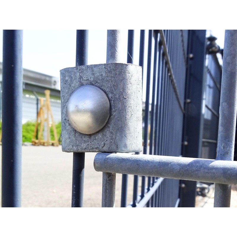 Pack of 10 Corner Connectors in Galvanised I Grid Mat