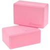 ProSource Yoga Foam Blocks (Set of 2 Large High Density