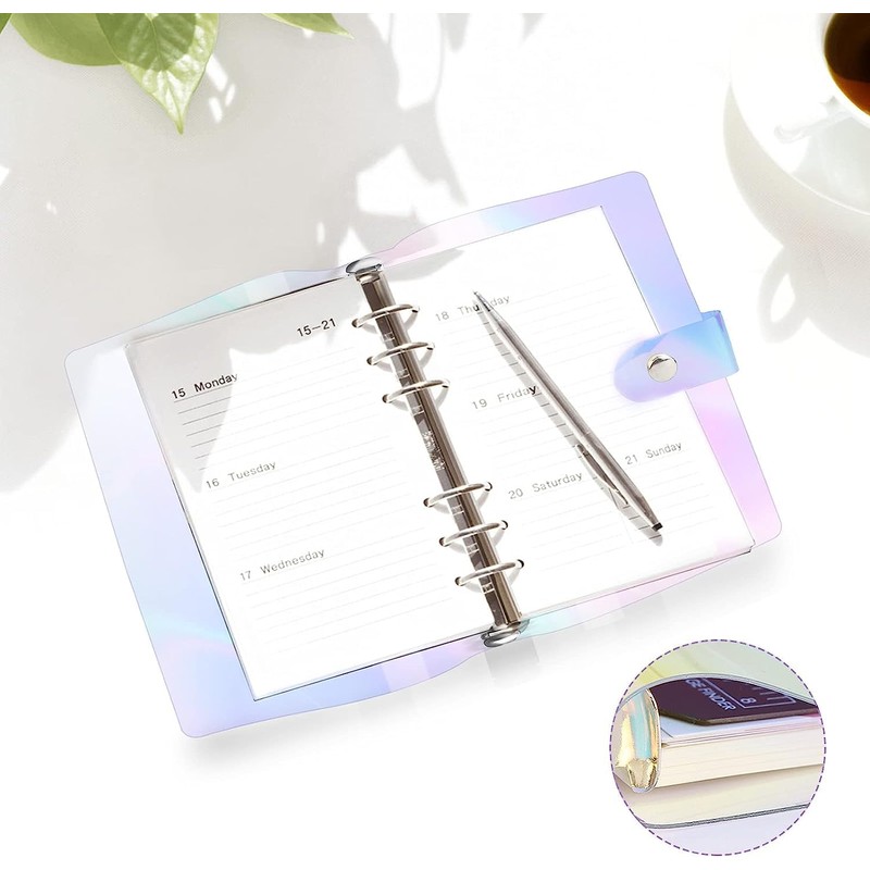 A5 Ring Binder Pack of 2 Transparent Ring Binder Made