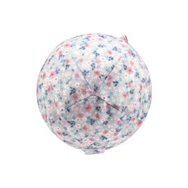 Sterntaler Beanie Hat in Melange Look with Subtle Stripes - Newborn Hat with Cut Ear Flaps and Tie Band, lightblue