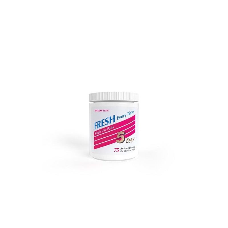 5-day Deodorant Pads, Reduces Underam Perspiration, 75Count