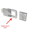 NRC&XRC Heavy Duty 316 Stainless Steel Anti-Rattle Lockable Hold Down