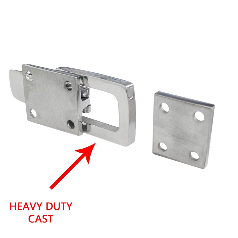 NRC&XRC Heavy Duty 316 Stainless Steel Anti-Rattle Lockable Hold Down