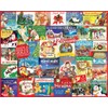 White Mountain Christmas Carols Christmas Puzzles 1000 Pieces Collage Winter