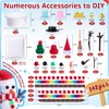 VEKDA 12 Pack Build a Snowman Kit Winter Crafts for
