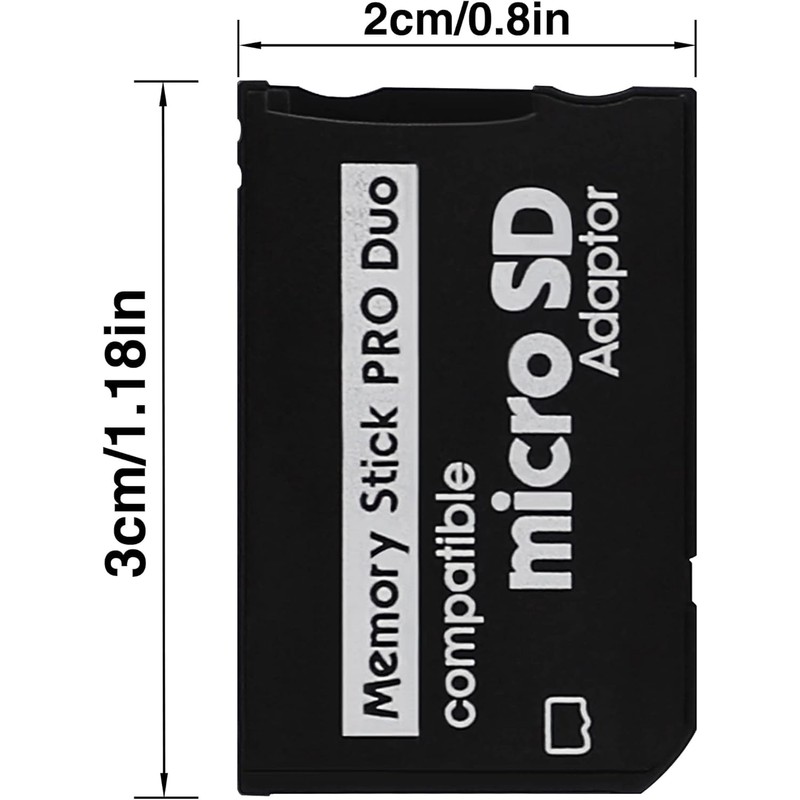 Chaojibao 1pc MicroSD to Memory Stick Pro Duo SDHC/SDXC Card