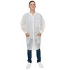 Polypropylene Lab Coat, Three Pockets, Knit Wrist & Collar (XL,