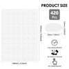 420 Pcs Double Sided Adhesive Dots, 0.8" Clear Removable Sticky