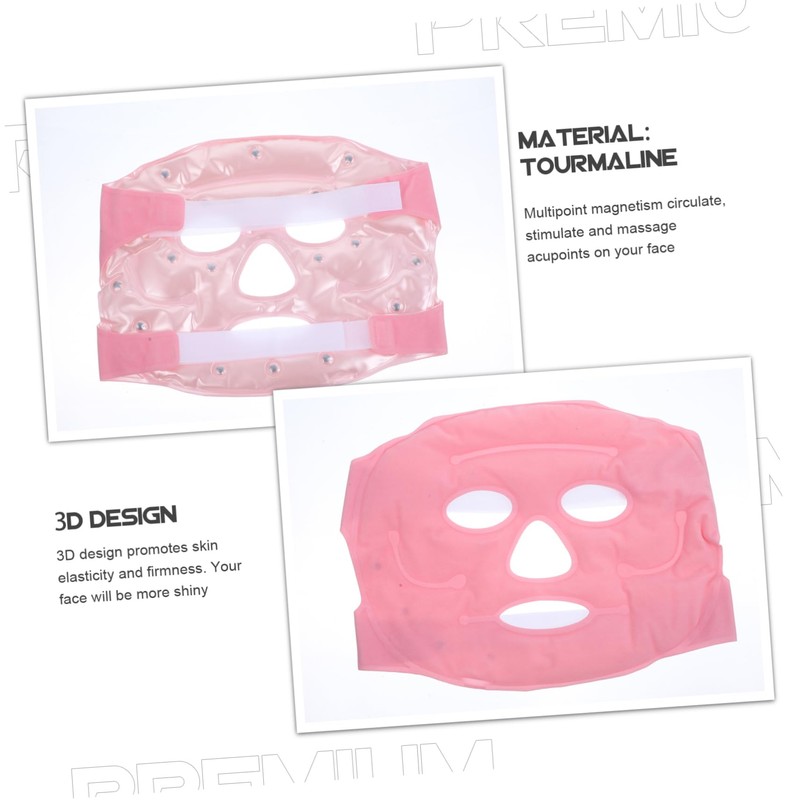 ORFOFE Mask Ice Pack Slimming Tourmaline Magnetism for Acupoint Stimulation