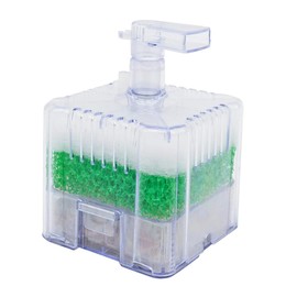 TEHAUX 1Pc Corner Driven Sponge Filter Tool for Fish Tank Efficient Multi Layer Ceramic Filter Air Driven Design for Optimal Filtration and Oxygenation Aquariums