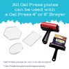 Gel Press Monoprinting Print Plates - Petites 3pc Set: Hexagon,