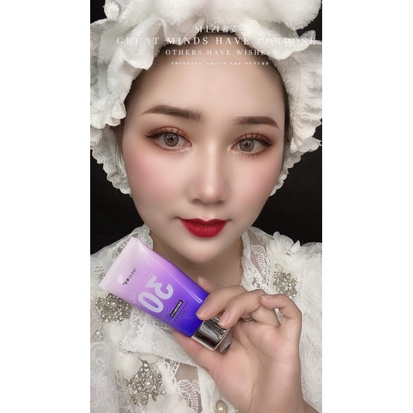 SHEZI Luxury Sunscreen Cream Sagata Protection Bleached Frost SPF 30 Cosmetics Chinese Cosmetics Shezi Delicate Makeup Chinese Makeover Makeup Chinese Cosmetics TikTok Makeup Buzzuru