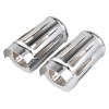 Unbranded Aluminum Fork Boot Slider Cover Cow Bells For Harley