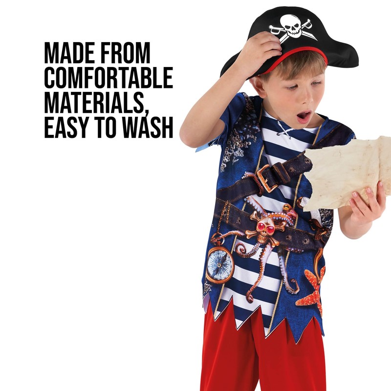 Morph Pirate Costume Kids, Pirate Dress Up Kids, World Book