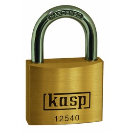 Kasp K12540A3 Premium Brass Padlock-40mm-keyed Alike