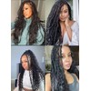 NFHAIR Pre-Looped Crochet Boho Locs With Human Hair Body Wave