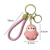CAOXIAN Creative Penguin Doll Crochet Keychain Cute Penguin Knitting Keychain