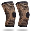 Copper Knee Braces for Women and Men - 2 Pack