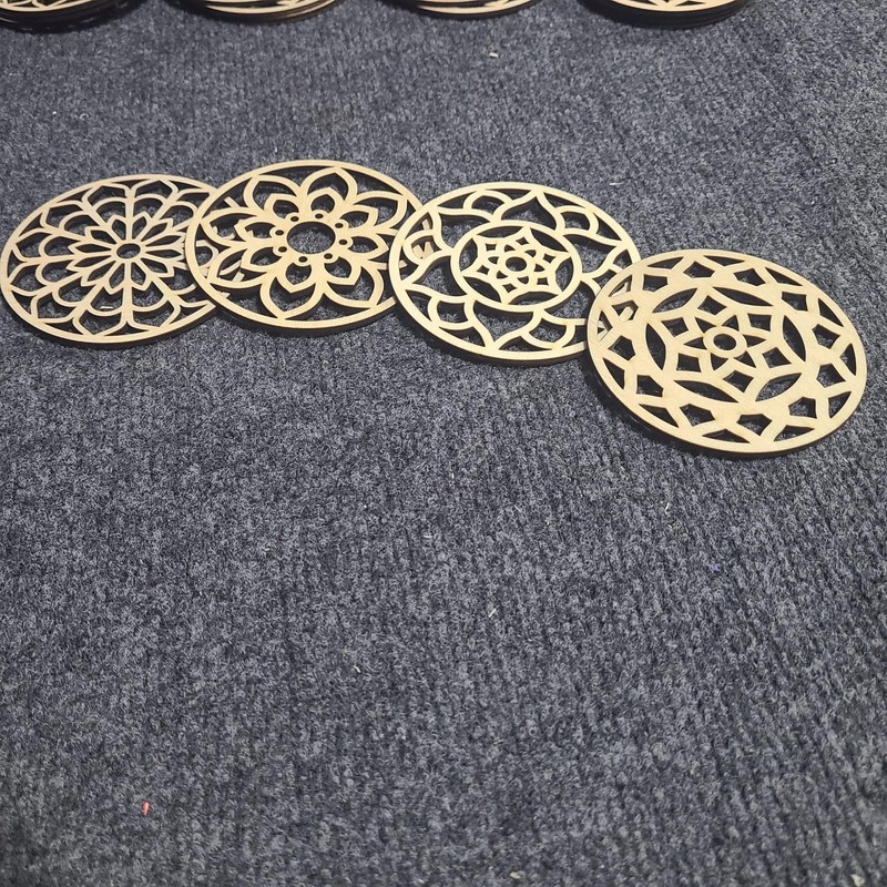 Set of 4 Wooden Sourdough Stencils - Bread Baking Stencil