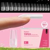Beetles Tipex Instant Apex Nail Extension Tips Kit Almond/Coffin/Square/Oval/Stiletto/Squaoval Shape