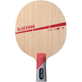 Victas 310203 BLOCKMAN Table Tennis Racket, Pen Holder, For Defense, Chinese Style