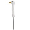Tangoo Small Ceramic Goose Midi White with Metal Pin Approx.
