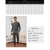 Litherday Men's Pyjamas Set Cotton Long Sleeves Pjs for Men