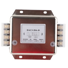 3 Phase Terminal Filter 3 Wire for Power Line Electronic Components AC250/440V 50/60Hz 20A