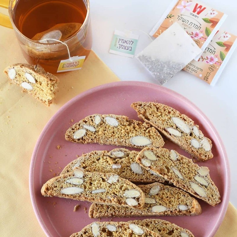Wissotzky Almond Charm Tea Bags (4 Pack - 20 bags