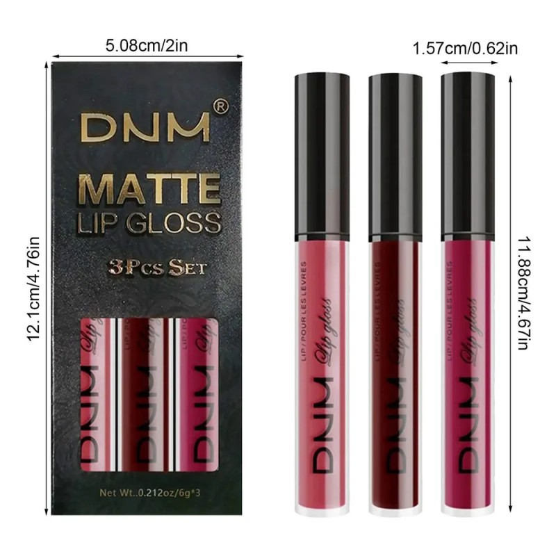 Pintalabios Mate,lápiz Labial Mate Larga Duración