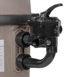 XtremepowerUS Replacement Side Mount Valve Control 7 Valve Multiport & Sand Filter Backwash Valve DE Filter 1.5 Inch Ports Compatible for SP0715XR50