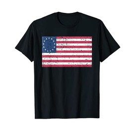 Distressed Betsy Ross Flag Shirt - Betsy Ross Flag T-Shirt