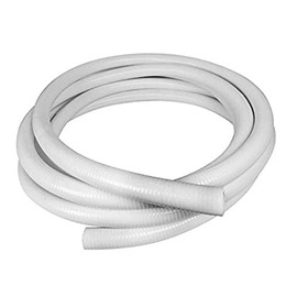 Sun2Solar 50' Feet Length Flexible PVC Hose | 1.5" Inch Diameter Flexible Pipe | White Schedule 40 PVC | Perfect for Plumbing Filtration Systems