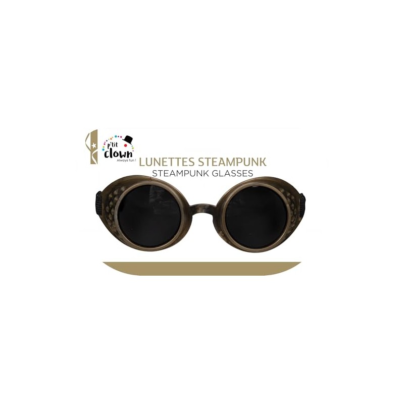 P 'tit clown 69100 Steampunk Glasses, One Size
