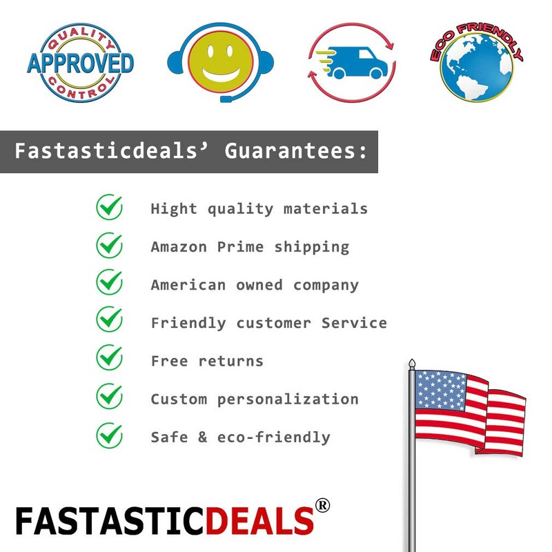 Fastasticdeals Metal Insert License Plate Frame Flight Attendant with Airplane