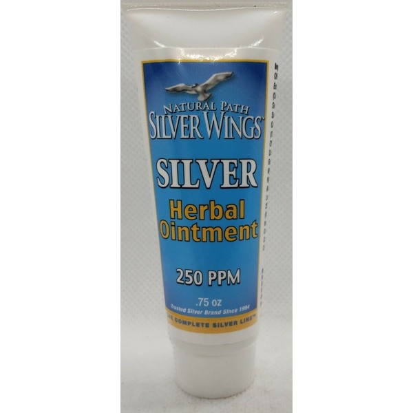 Natural Path Silver Wings 250 PPM Herbal Ointment, 0.75 oz.