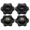 PATIKIL M5 x 32mm Through Hole Knob Nut Screw, 4
