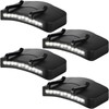 Mudder 4 Pcs Hat Light Clip 11 LED Cap Lights