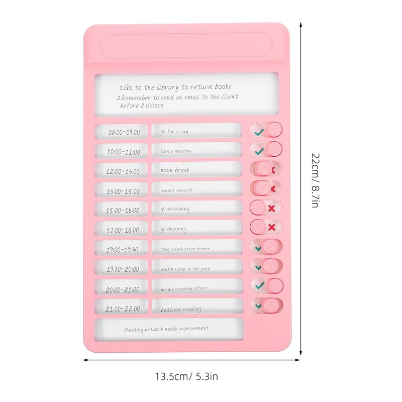 Operitacx 1set Reminder Chart for Boys and Girls Multi-functional Chores
