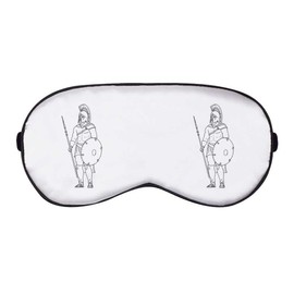 'Spartan Warrior Standing' Sleep/Travel Eye Mask (EY00023023)