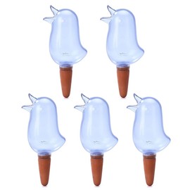 Gohhey Watering Globe Flower Watering Water Dispenser Bird Shape Plants Watering Balls Potted Plants Self-Watering Watering Balls Water Dispenser for Plants Water Blue