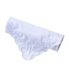 BonjourMrsMr Ladies Womes White Embroidery Cotton Handkerchiefs Wedding Hankies Scalloped